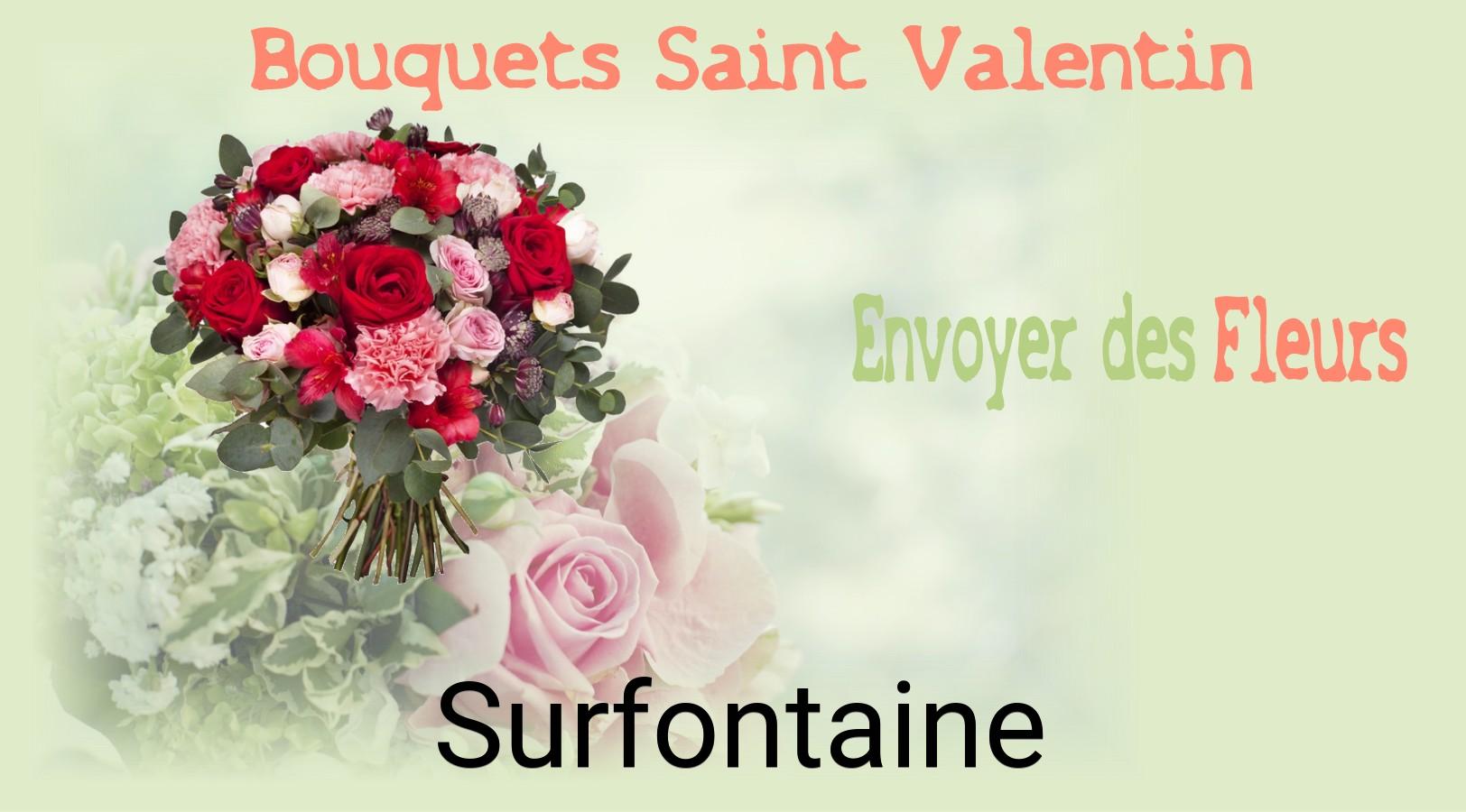 Roses de Saint-Valentin livrées à Surfontaine